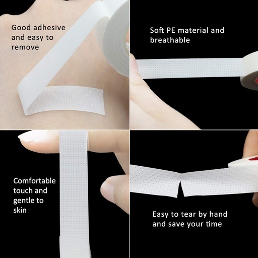 Eyelash extension tape micropore